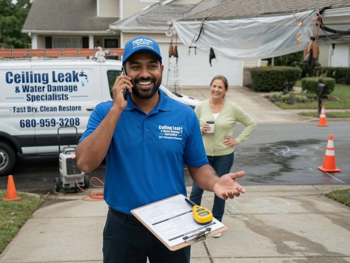Ceiling Leak Cleanup Pauline, SC FAQs